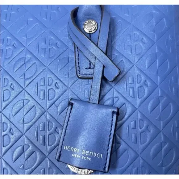 Henri Bendel Periwinkle Empire Tote EUC - Picture 5 of 14